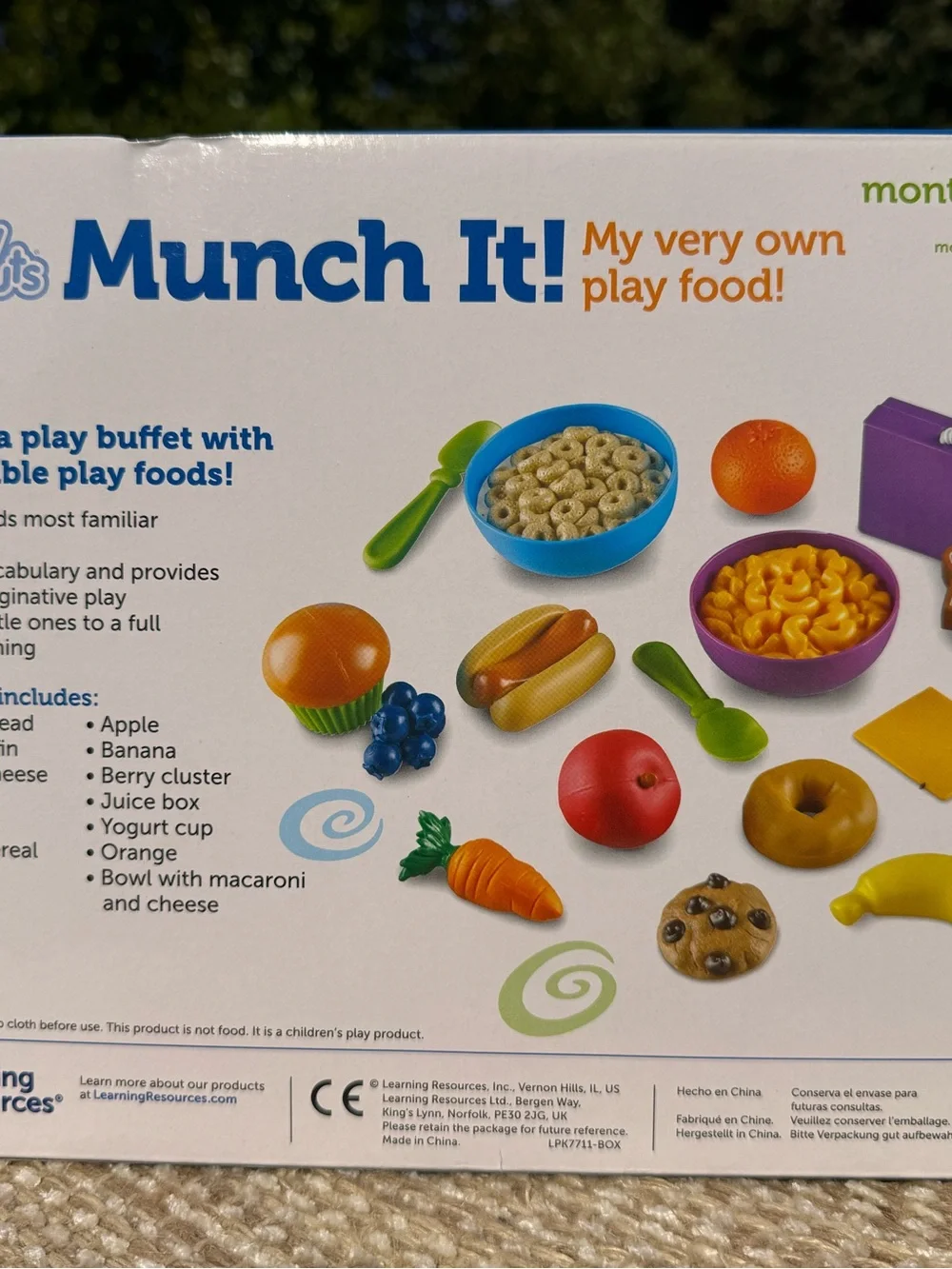Munch It! Kids Play Food Set - Brand NEW